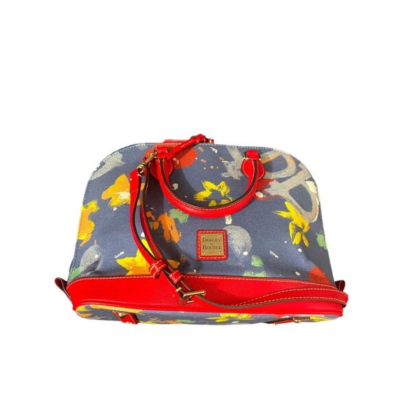 Dooney & Bourke Blue Canvas‎ Handbag - Picture 1 of 8